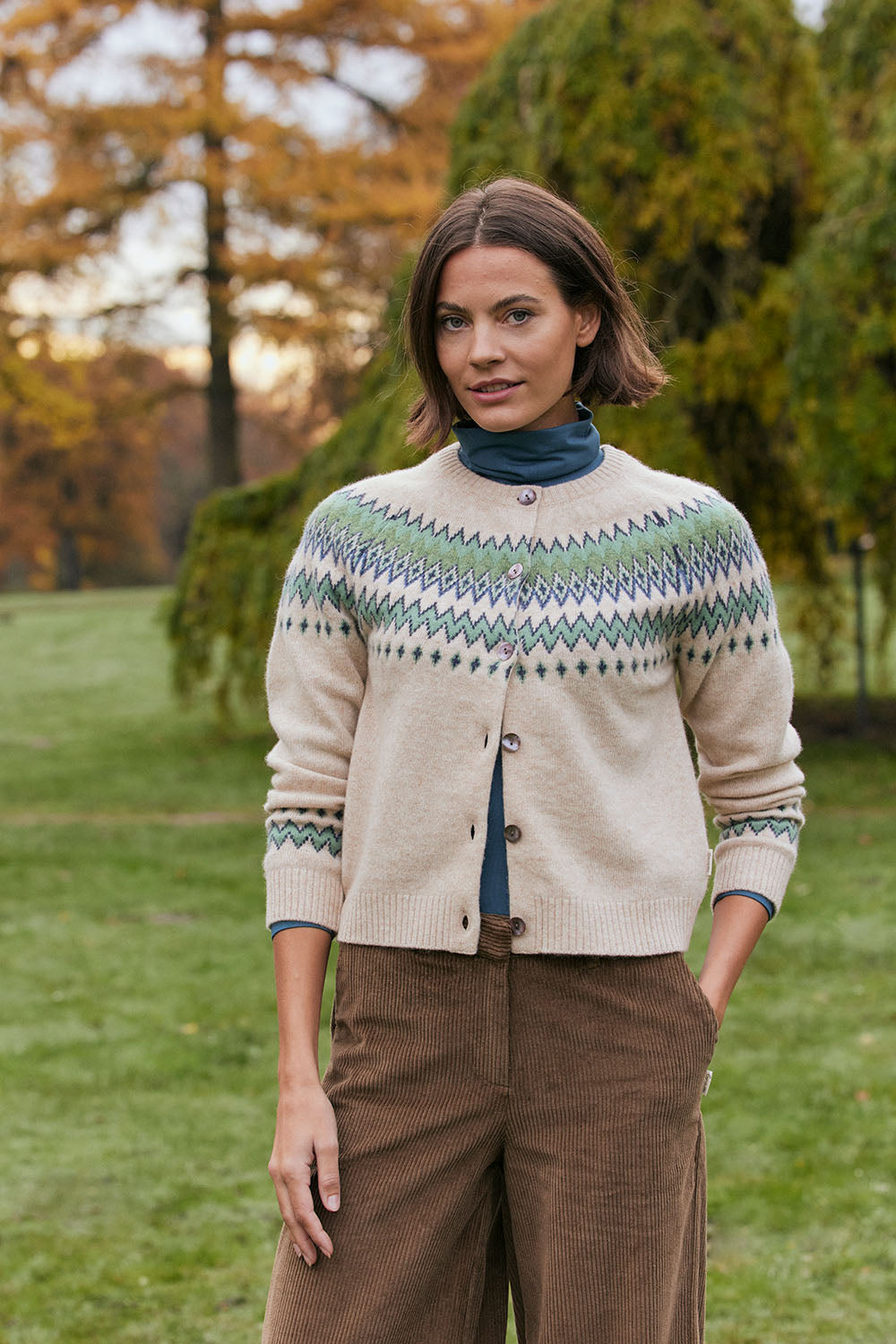 Cardigan Leonaa aus Schurwolle