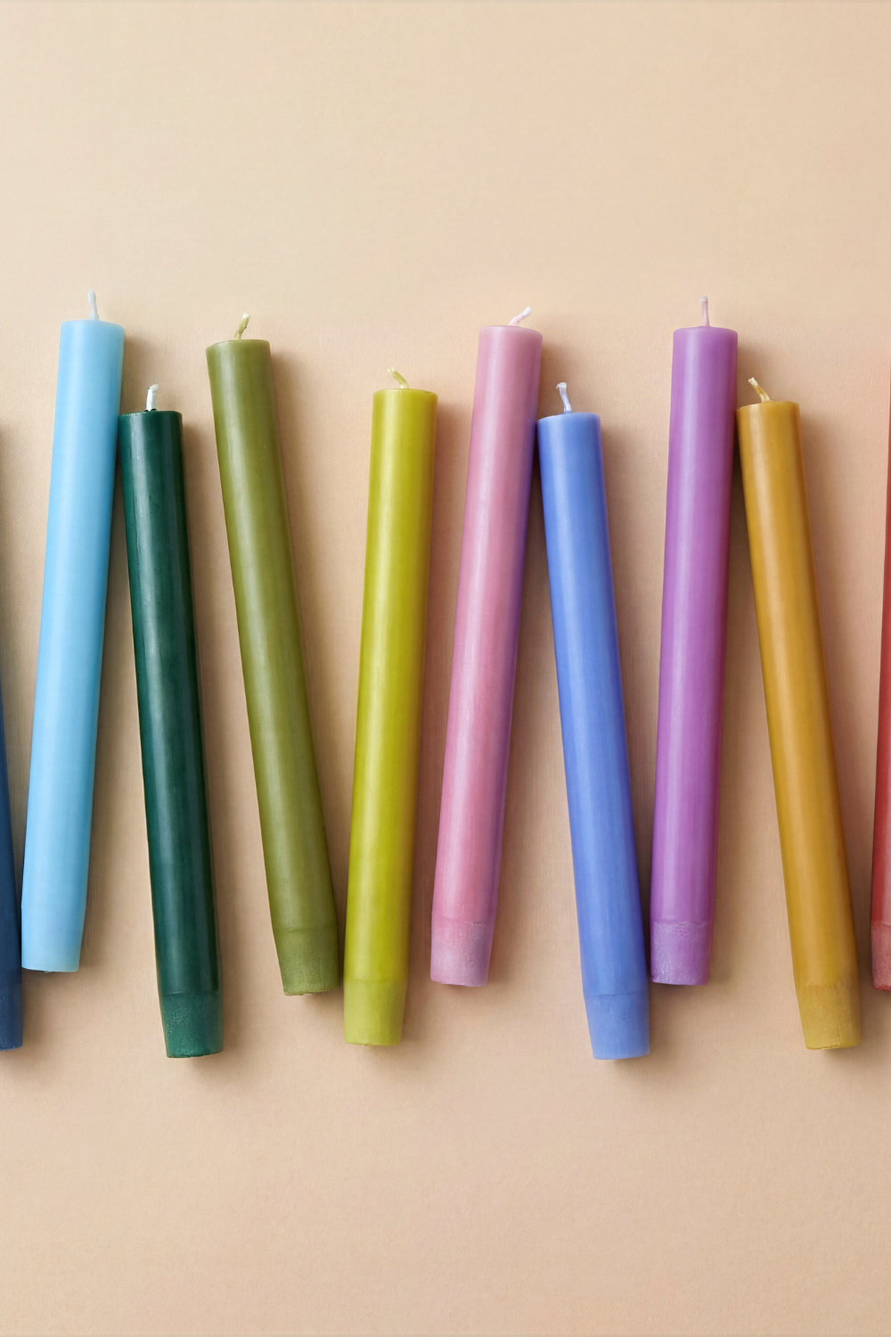 Taper Candles GLUMI grass Set of 4