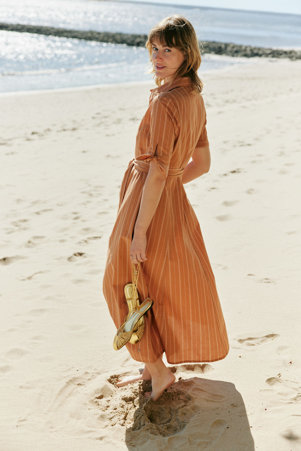 Loriell – Midi-Kleid Popeline