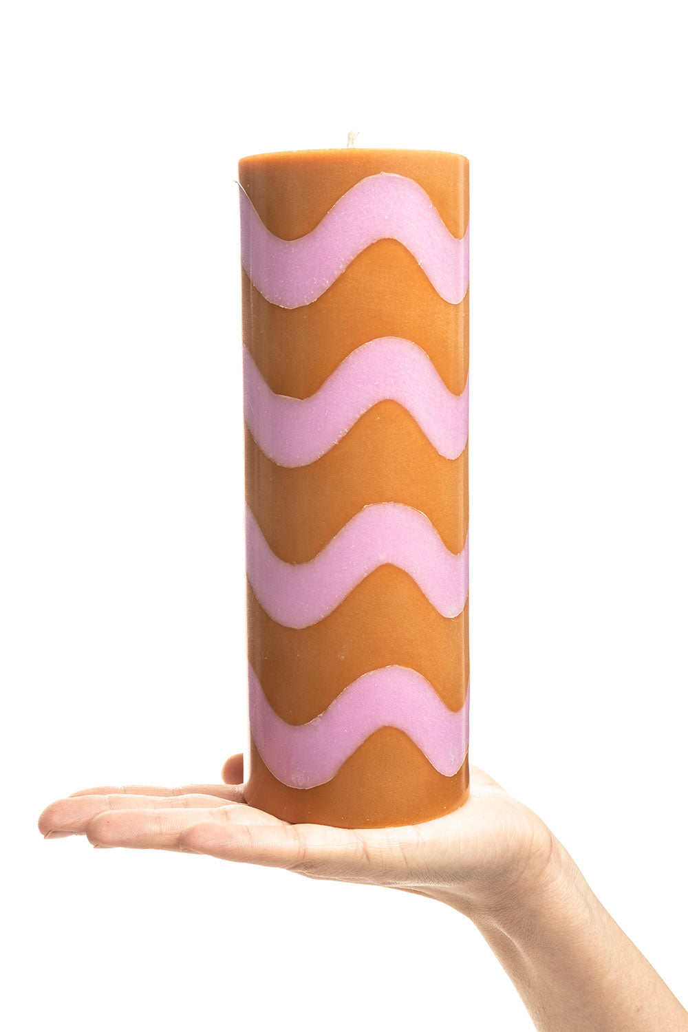 Pillar Candle GLUMI WAVE