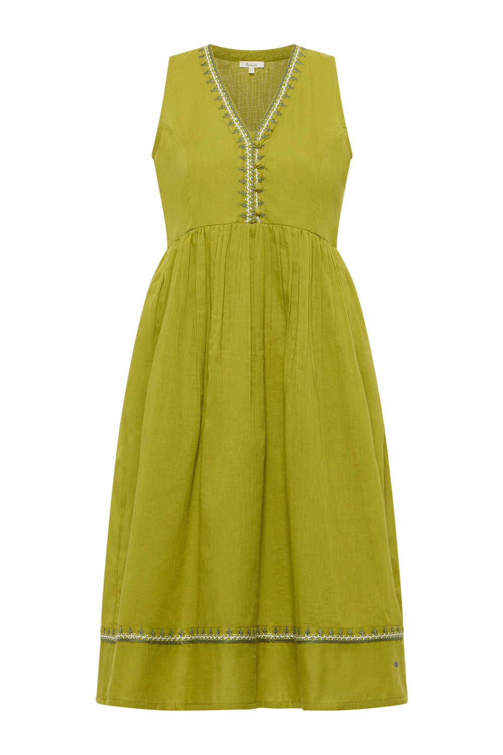 Image Tamikaa – Voile-Kleid Boho Stickerei_4