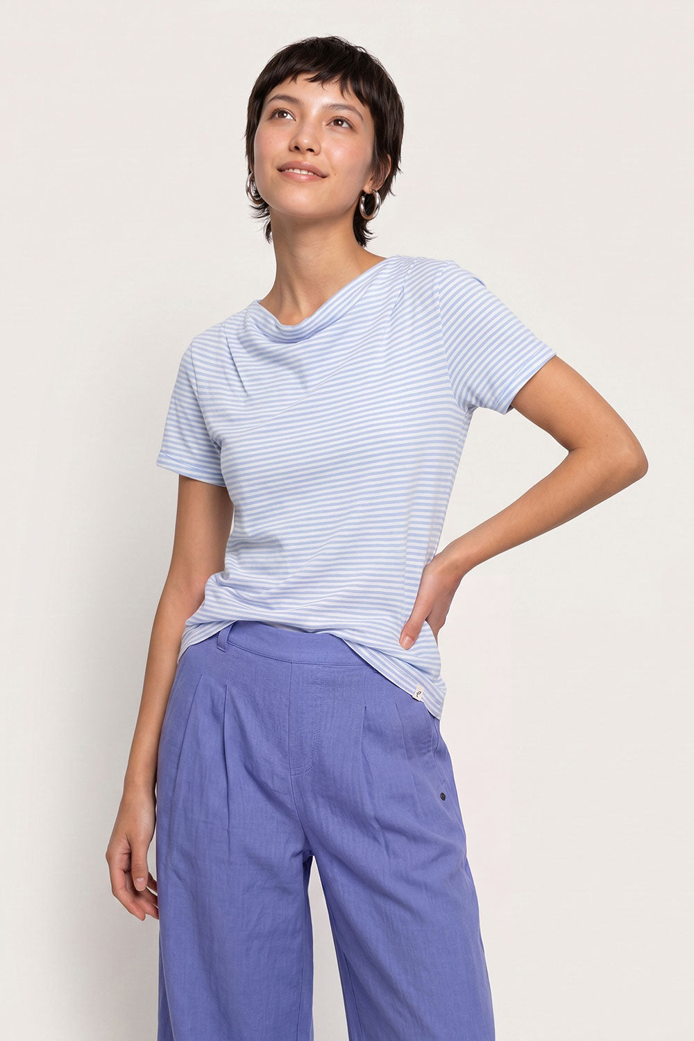Image Ginaa – Slub-Jersey-Shirt Relaxed Fit_1