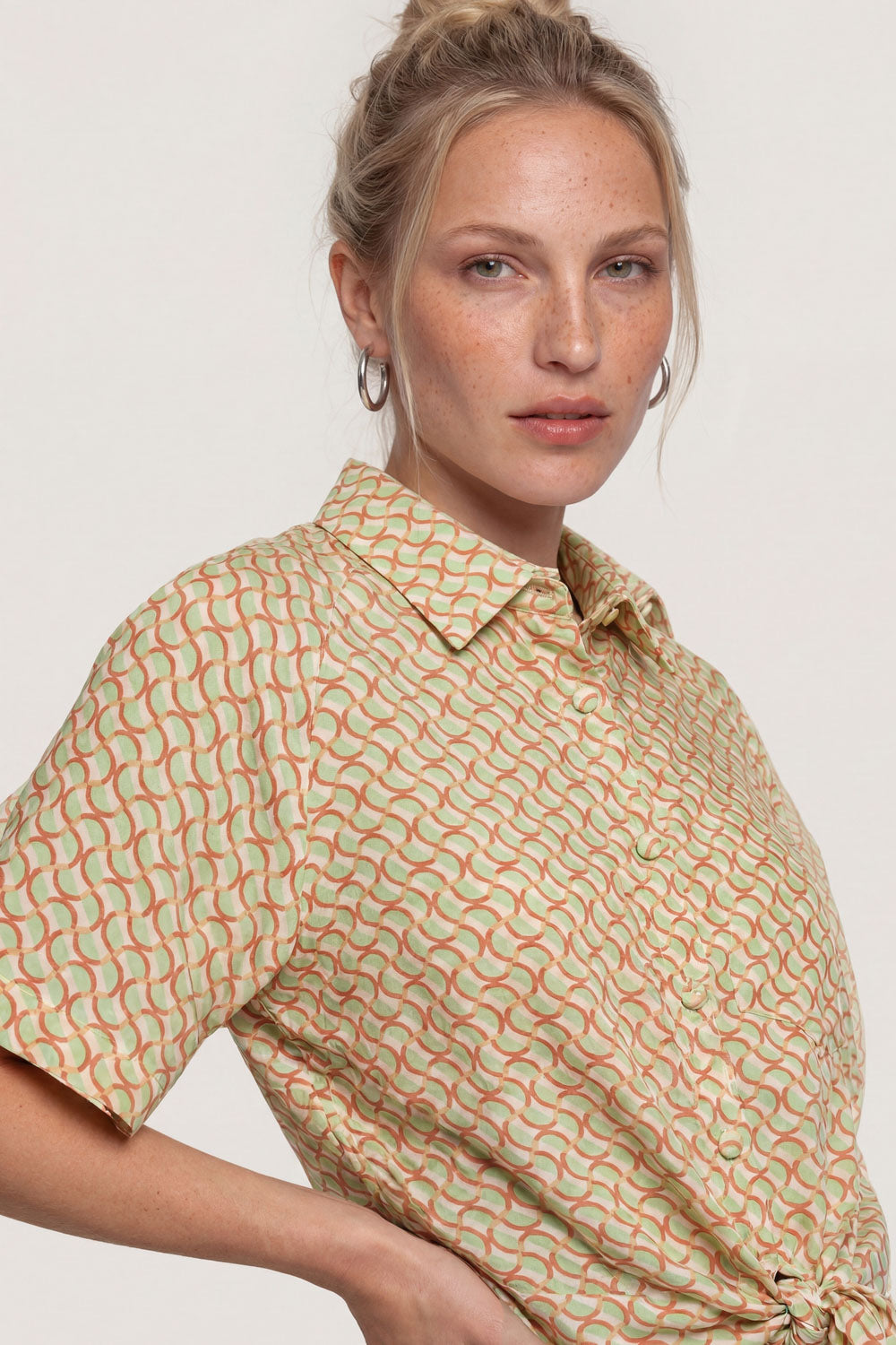 Image Malii – Shirt Knoten-Detail EcoVero_3