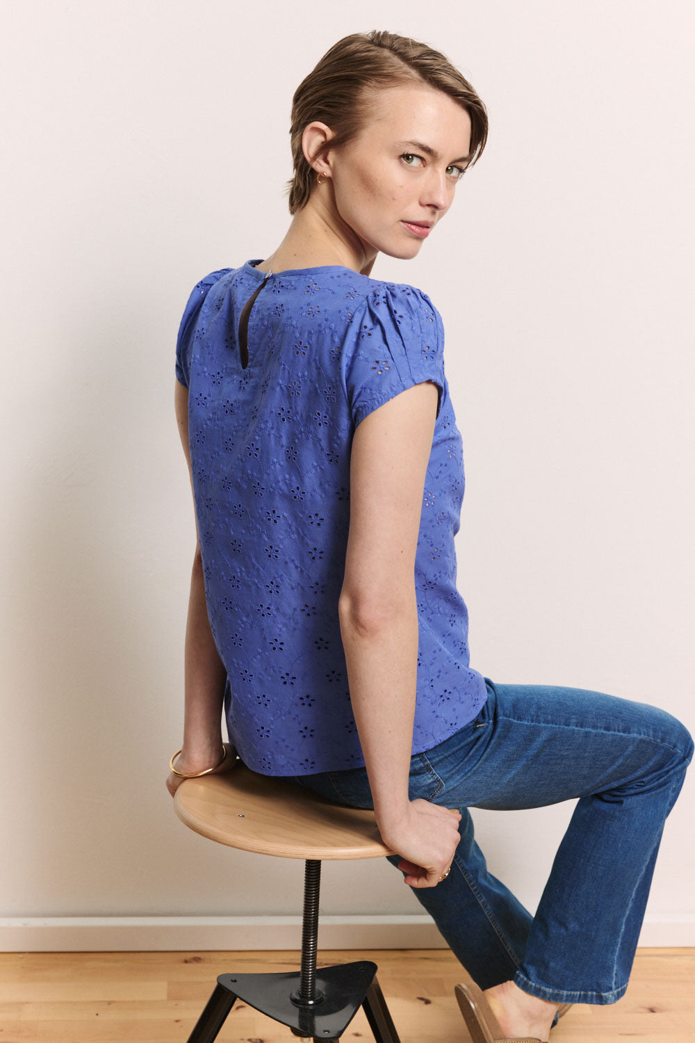 Bluse Elinaa aus Baumwolle