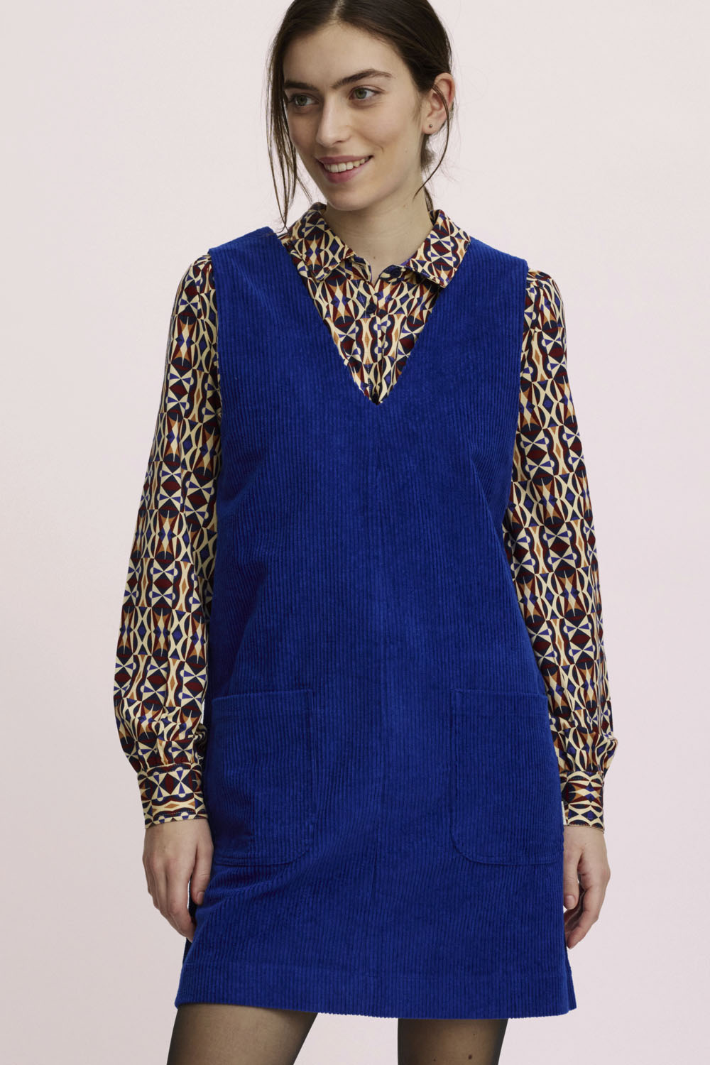 Cordkleid aus Biobaumwolle