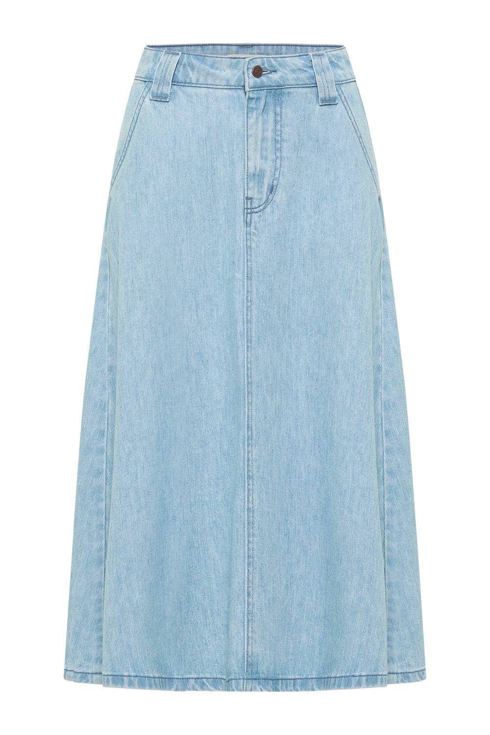 Image Lovaa – Midirock aus Tencel-Denim_4