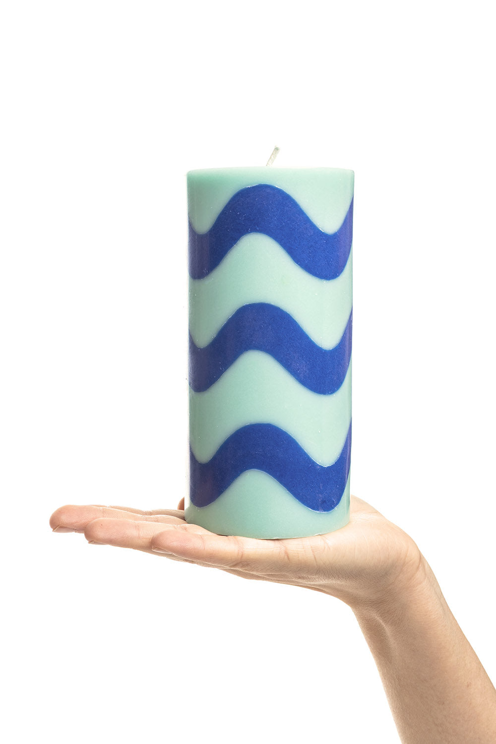 Pillar Candle GLUMI WAVE
