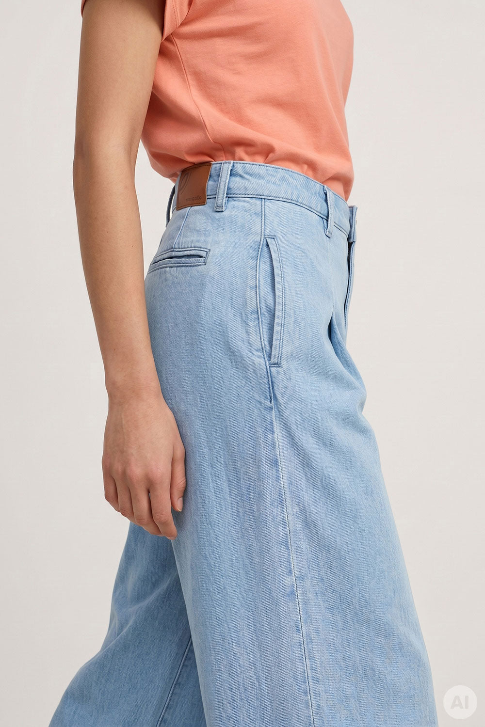 Image Lornikaa – Weite Hose Tencel-Denim_3