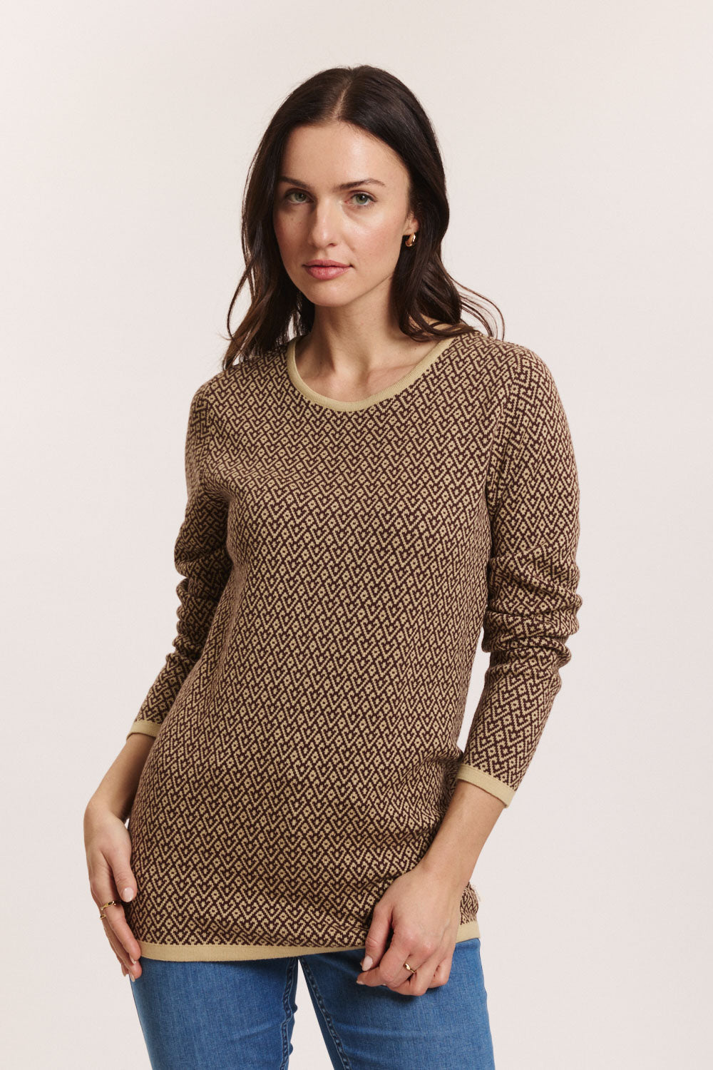 Lolaa Jacquard-Pullover – Organic Cotton