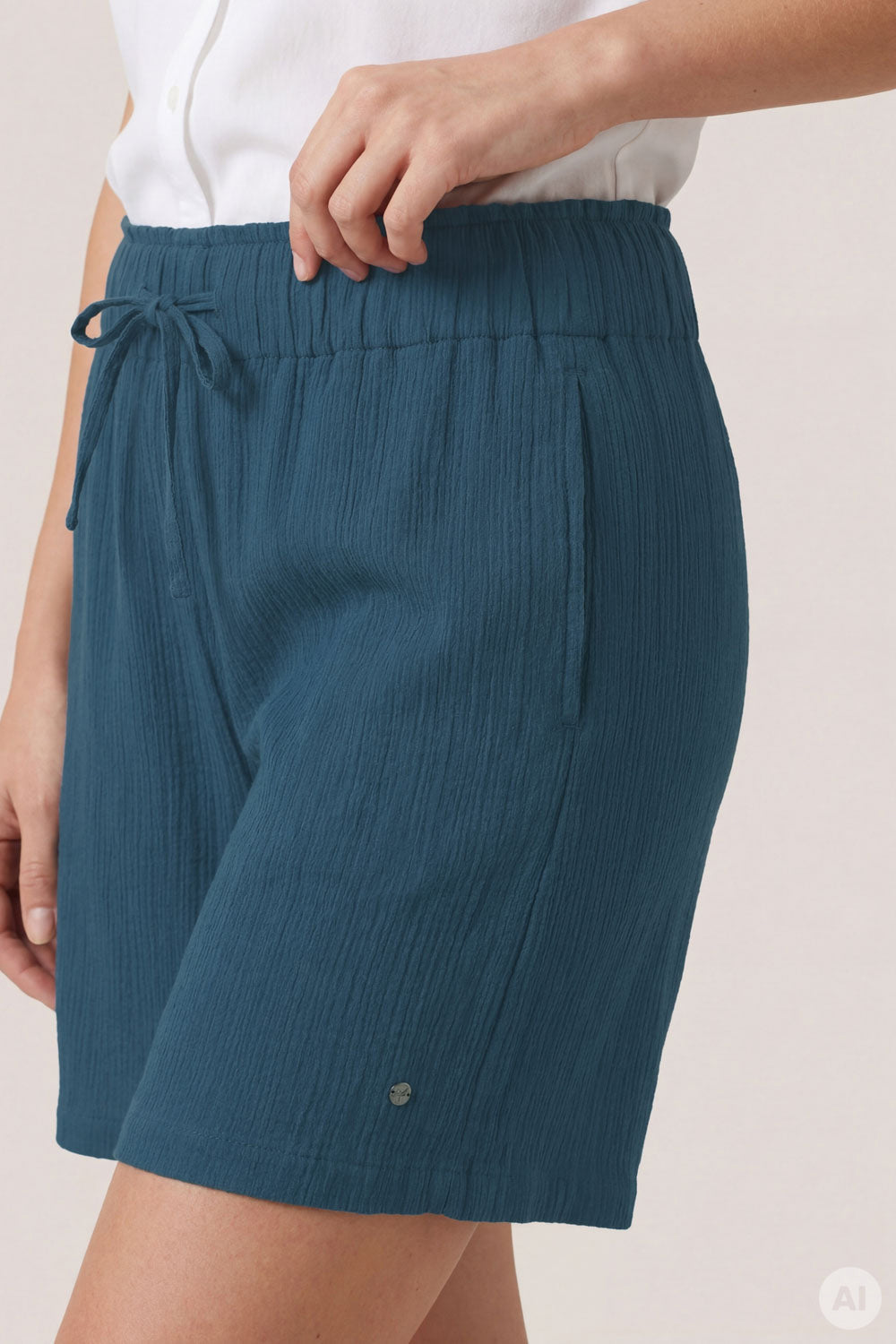 Image Zyraa – Kurze Hose aus Slub-Musselin_3