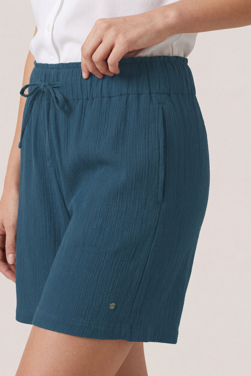Image Zyraa – Kurze Hose aus Slub-Musselin_3