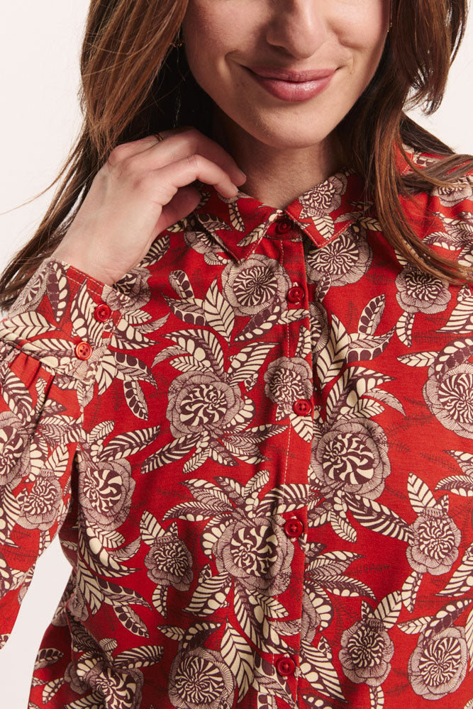Bluse aus EcoVero™ Viskose