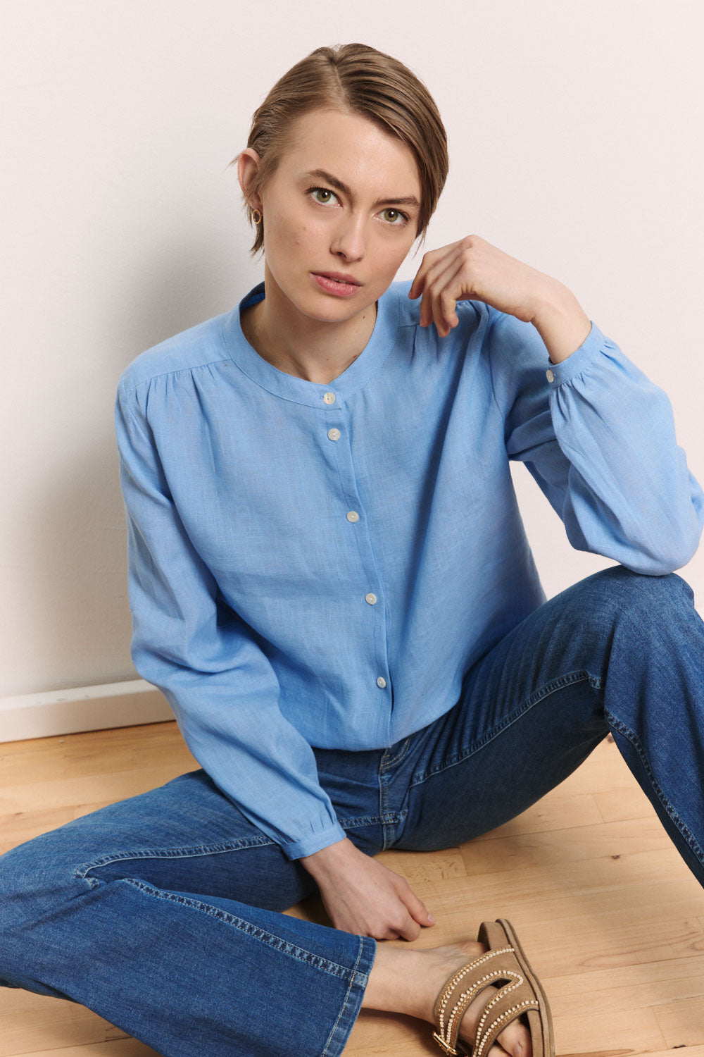 Bluse Jolaa aus Leinen