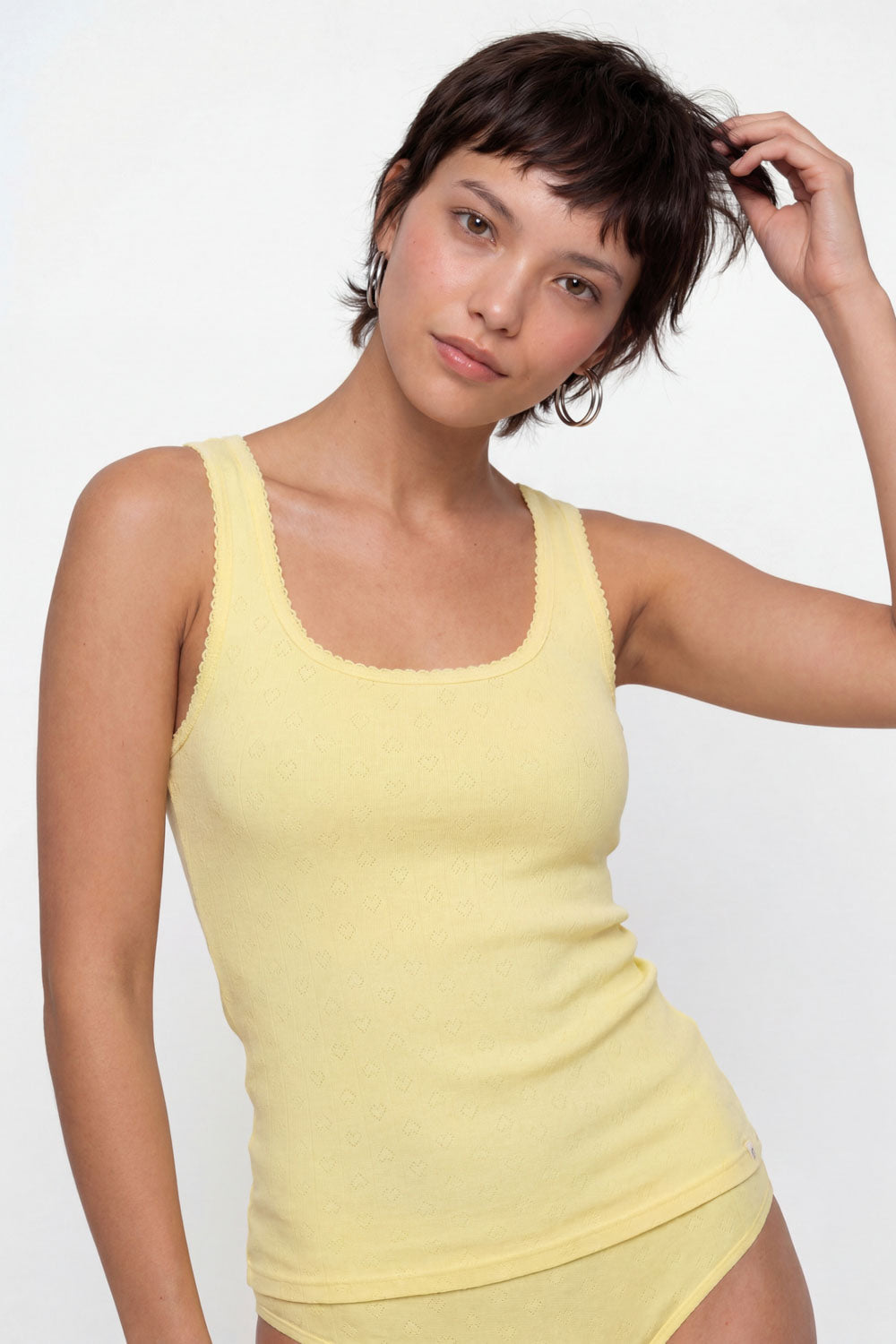 Image Rosaa – Top aus Ajour-Jersey-Rib_1
