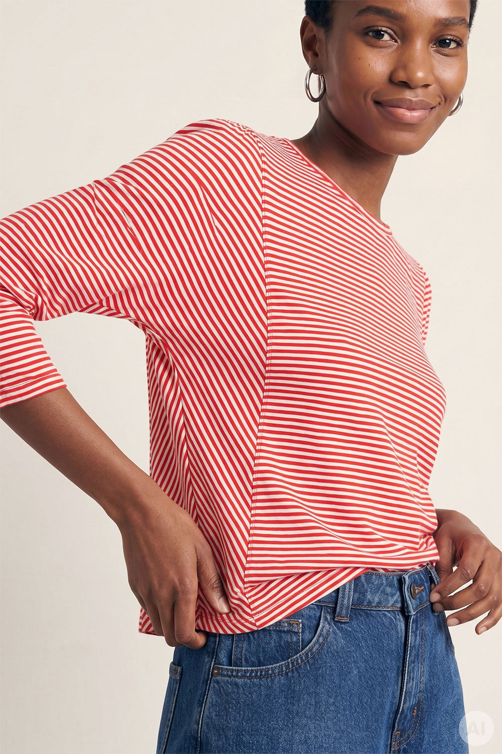 Image Tarifaa – Slub-Jersey-Shirt Detail_3