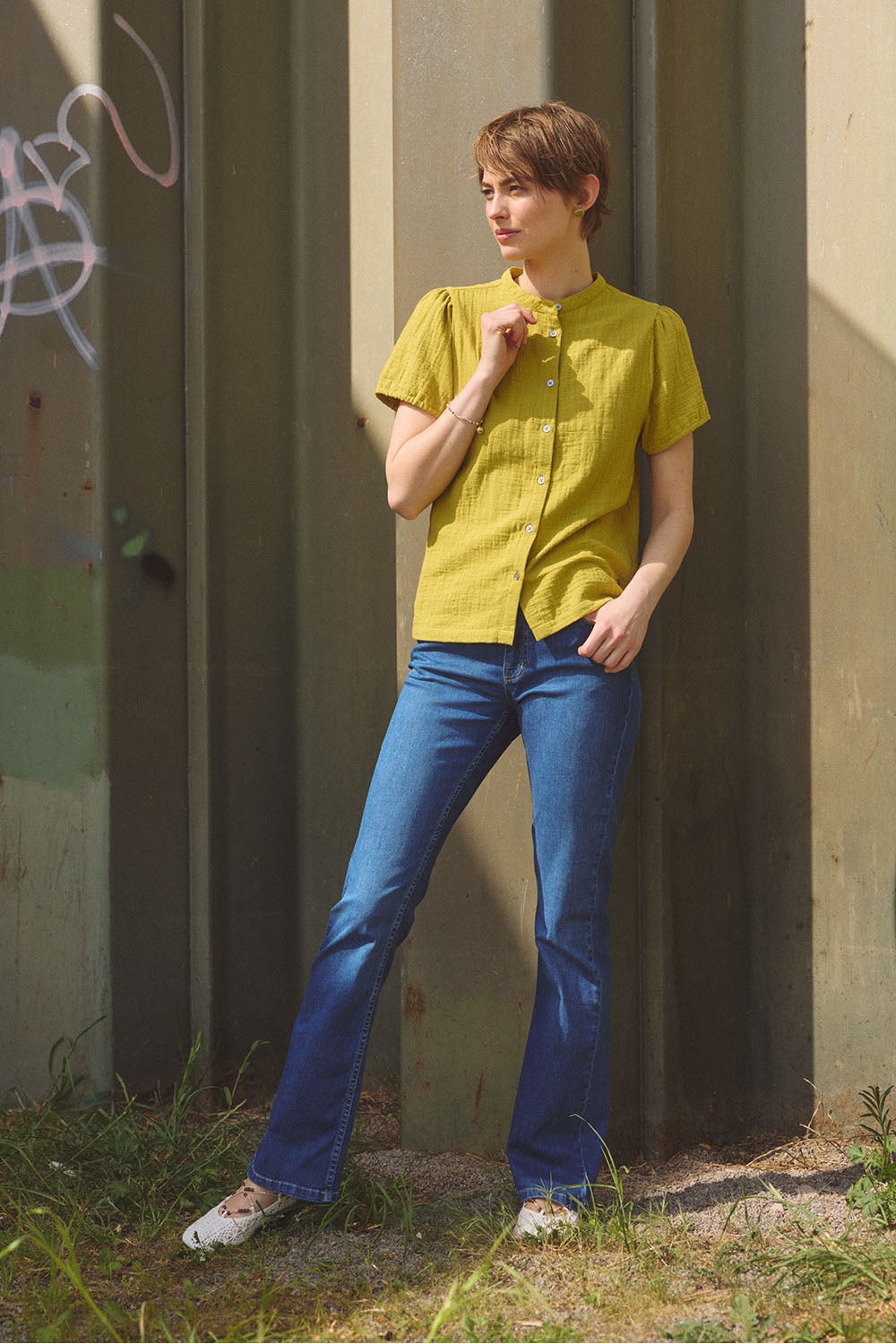 Bluse Elenaa aus Bio-Baumwolle