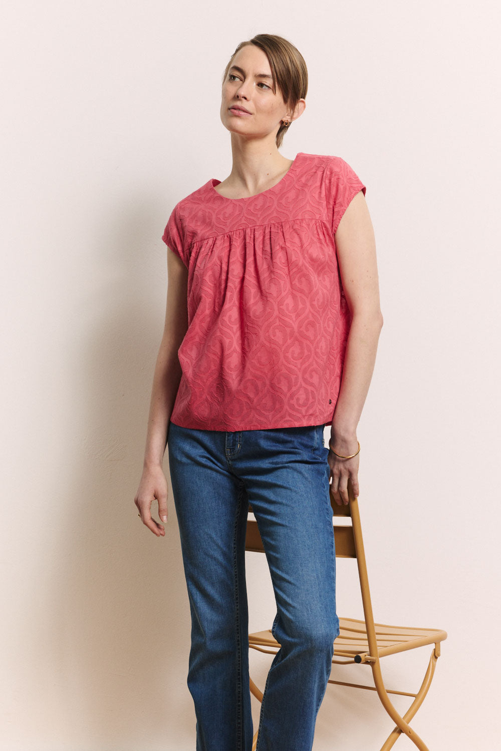 Bluse Lunaa aus Bio-Baumwolle