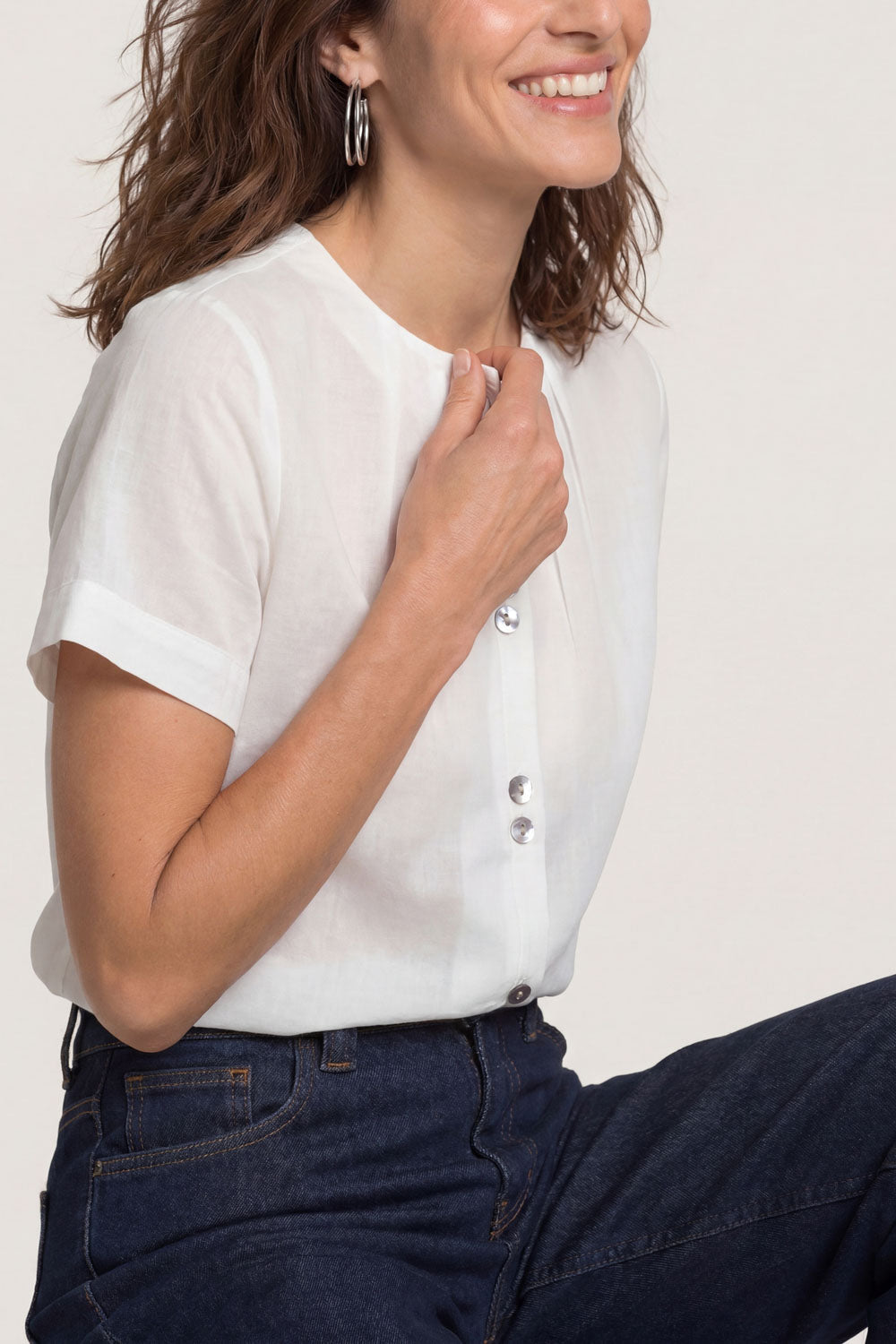 Image Hasinaa – Voile-Bluse romantisch_3