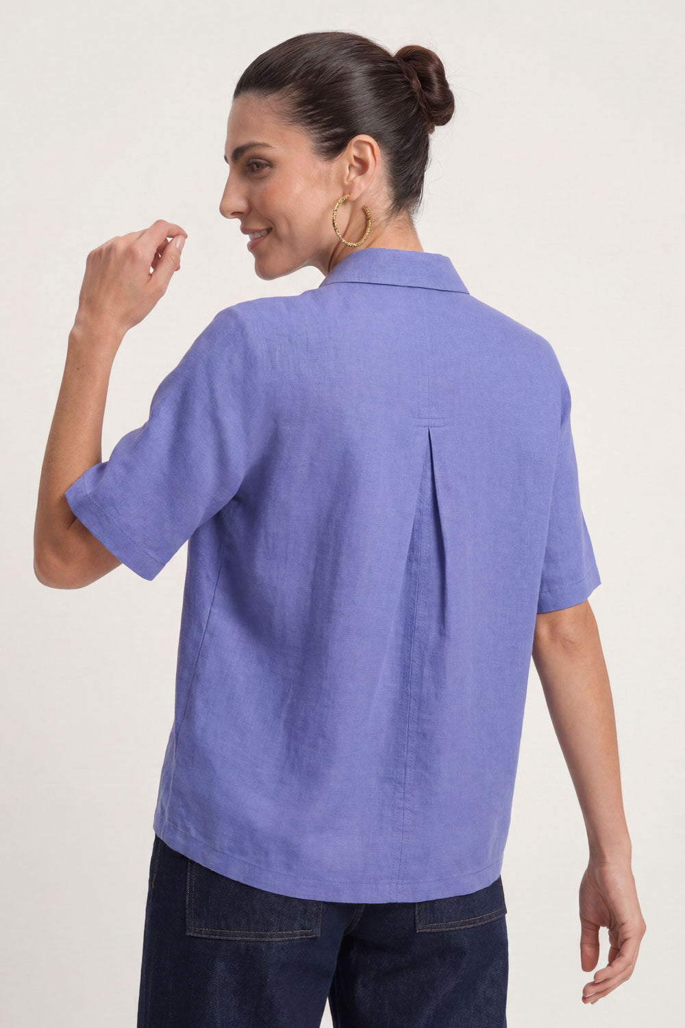 Image Manalaa – Leinenbluse mit 1/2-Arm_2