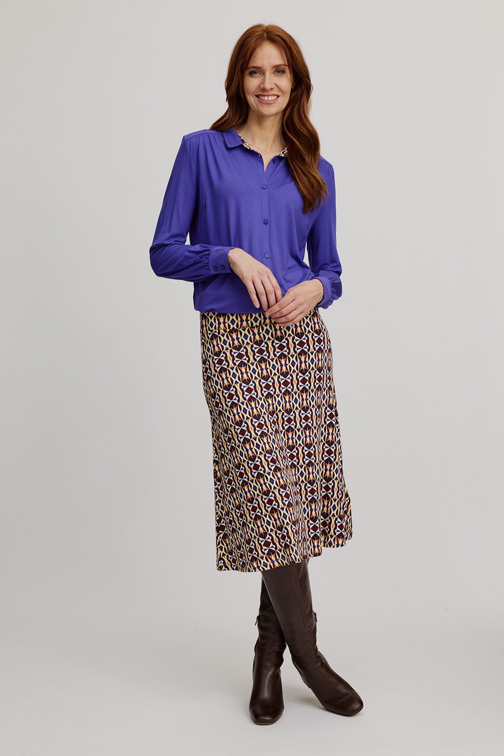 Bluse aus EcoVero™ Viskose