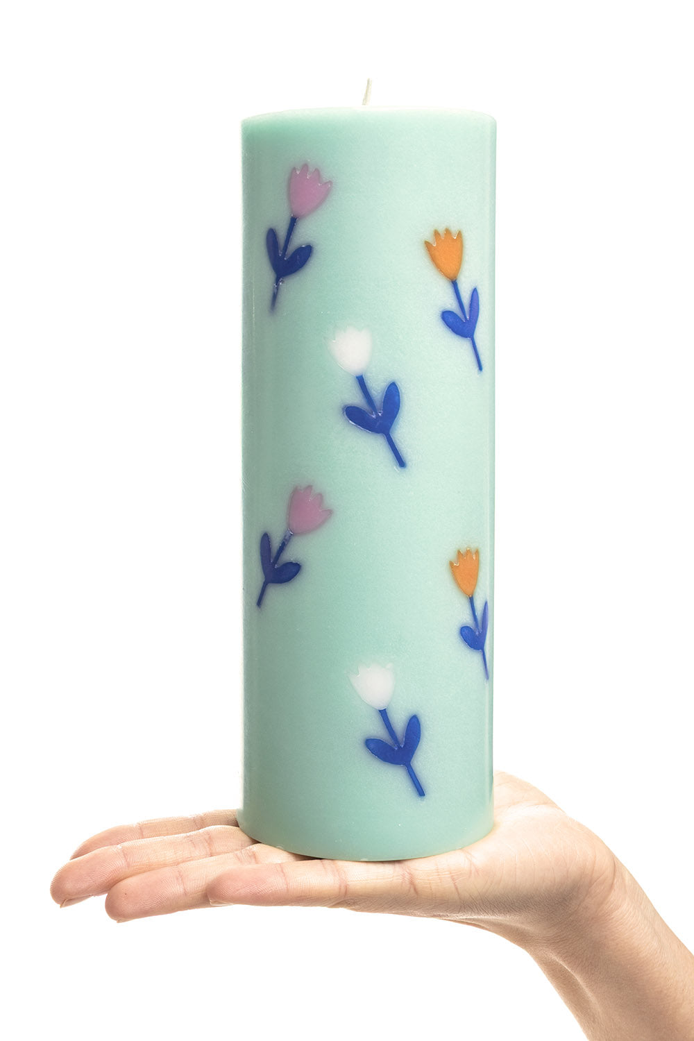 Stumpenkerze GLUMI FLOWER