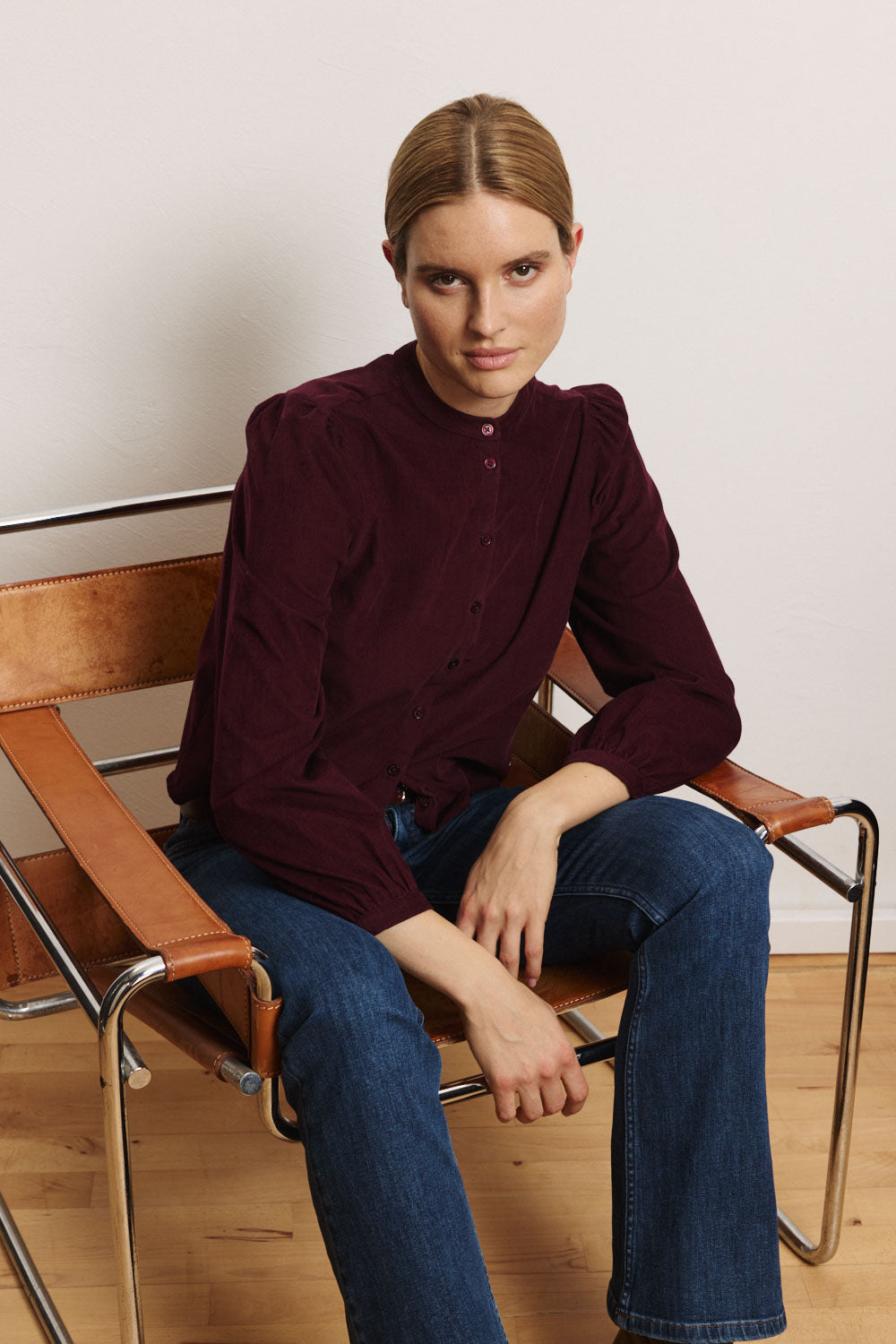 Bluse Anitaa aus Biobaumwolle