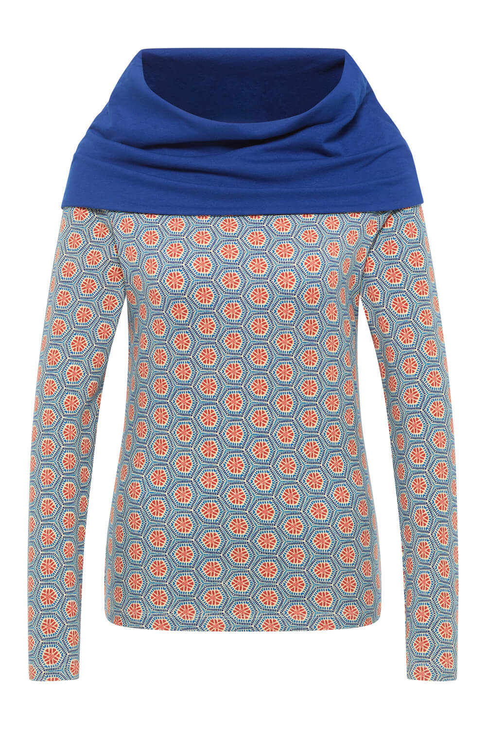 Pullover mit großem Kragen