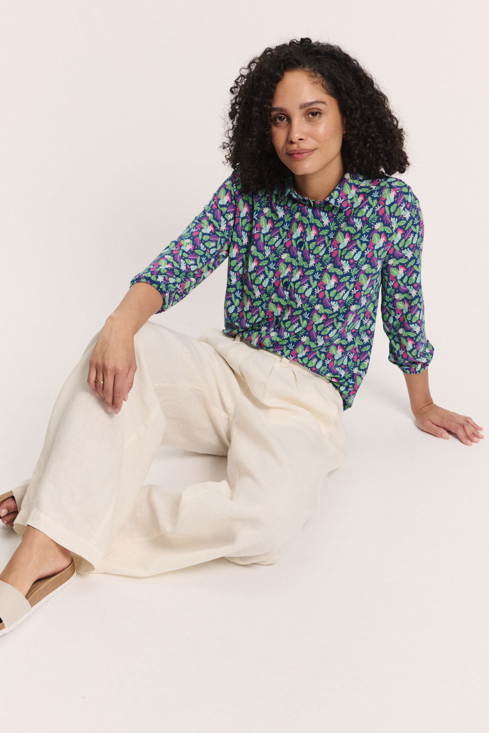 Jerseybluse Kaaty aus EcoVero™ Viskose