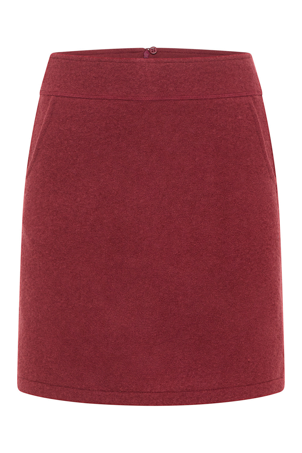 Kurzer Rock aus reinem Wollfleece