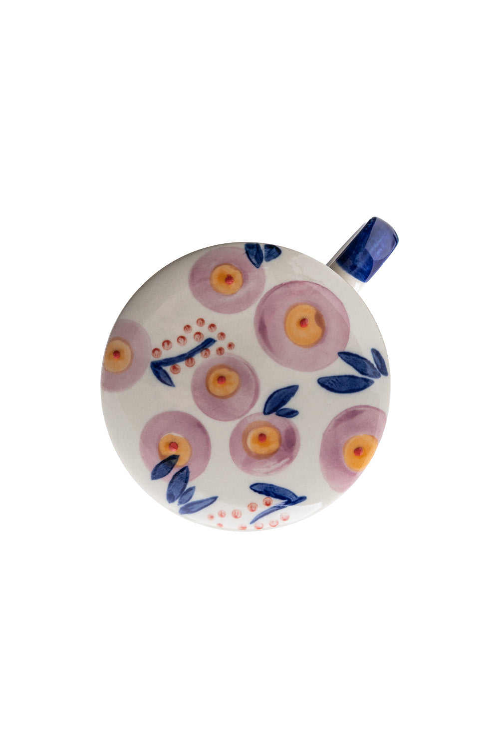 Cup with Tea Strainer VINTAGE GARDEN rose