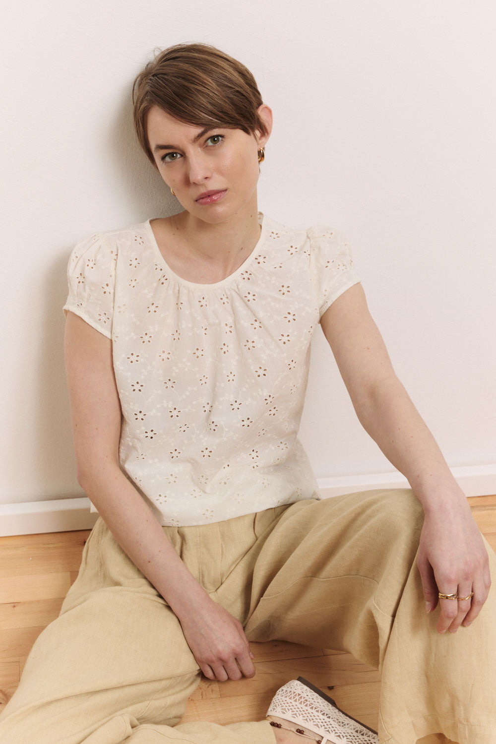 Bluse Elinaa aus Baumwolle