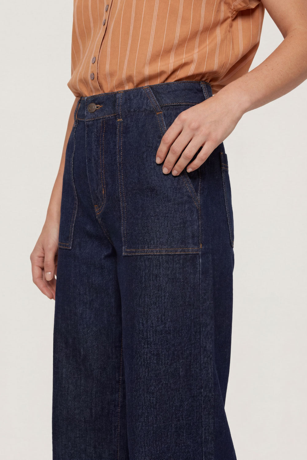 Image Devii – Weite Denim-Hose_3