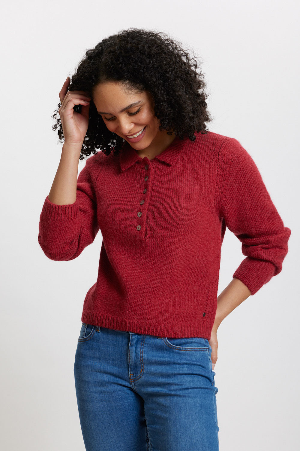 Strick-Pullover Audreyy aus Biobaumwolle