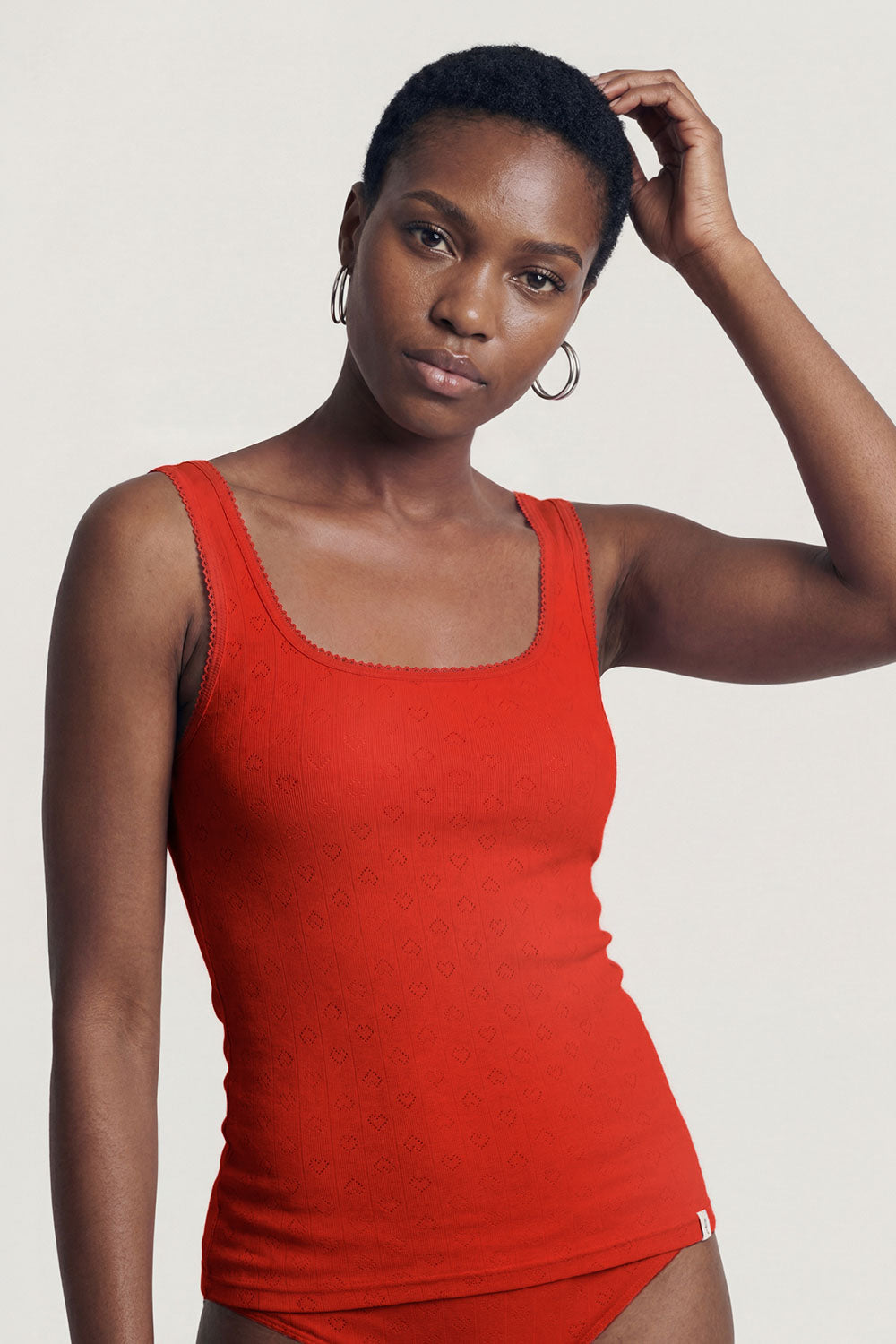 Image Rosaa – Top aus Ajour-Jersey-Rib_1