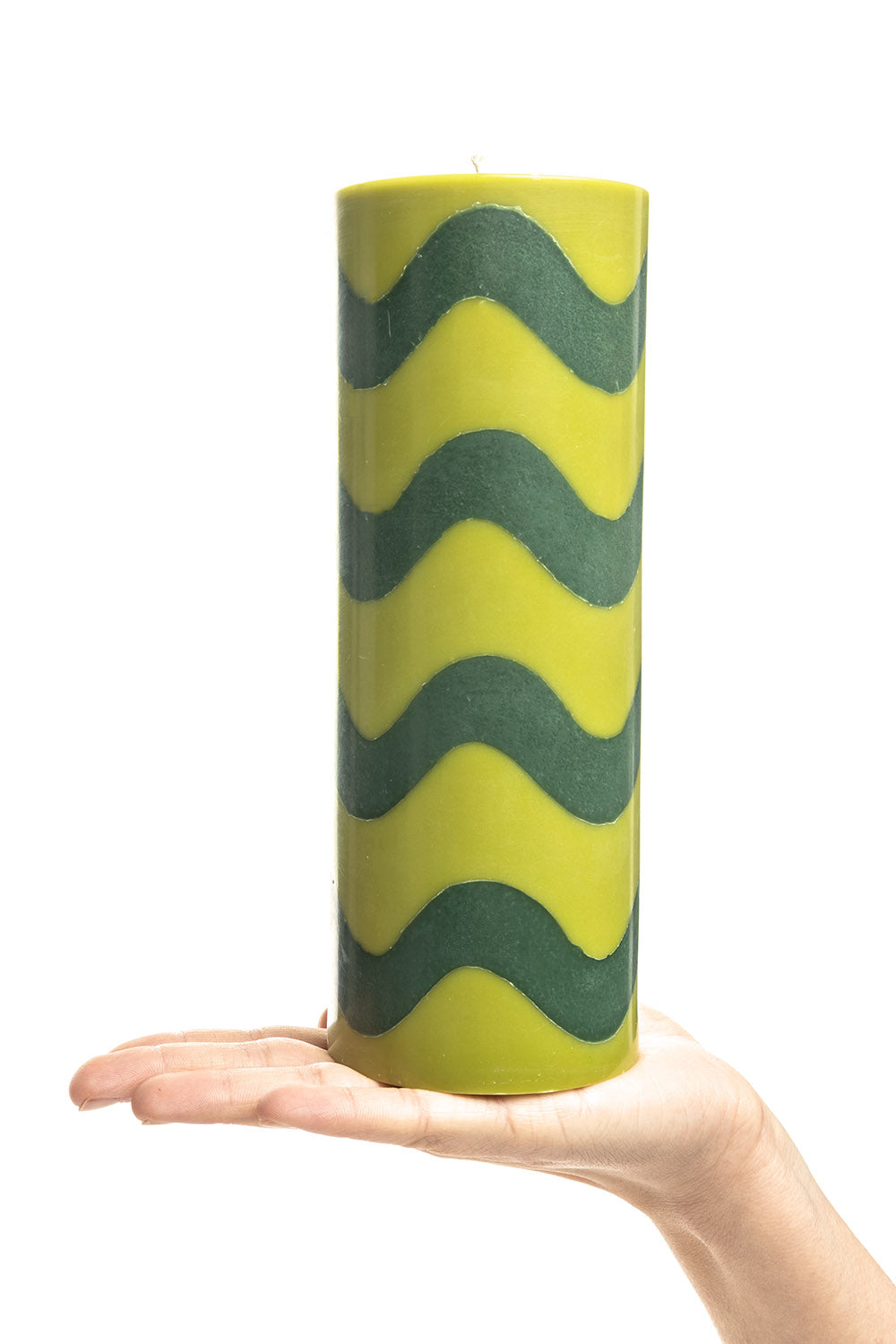 Pillar Candle GLUMI WAVE