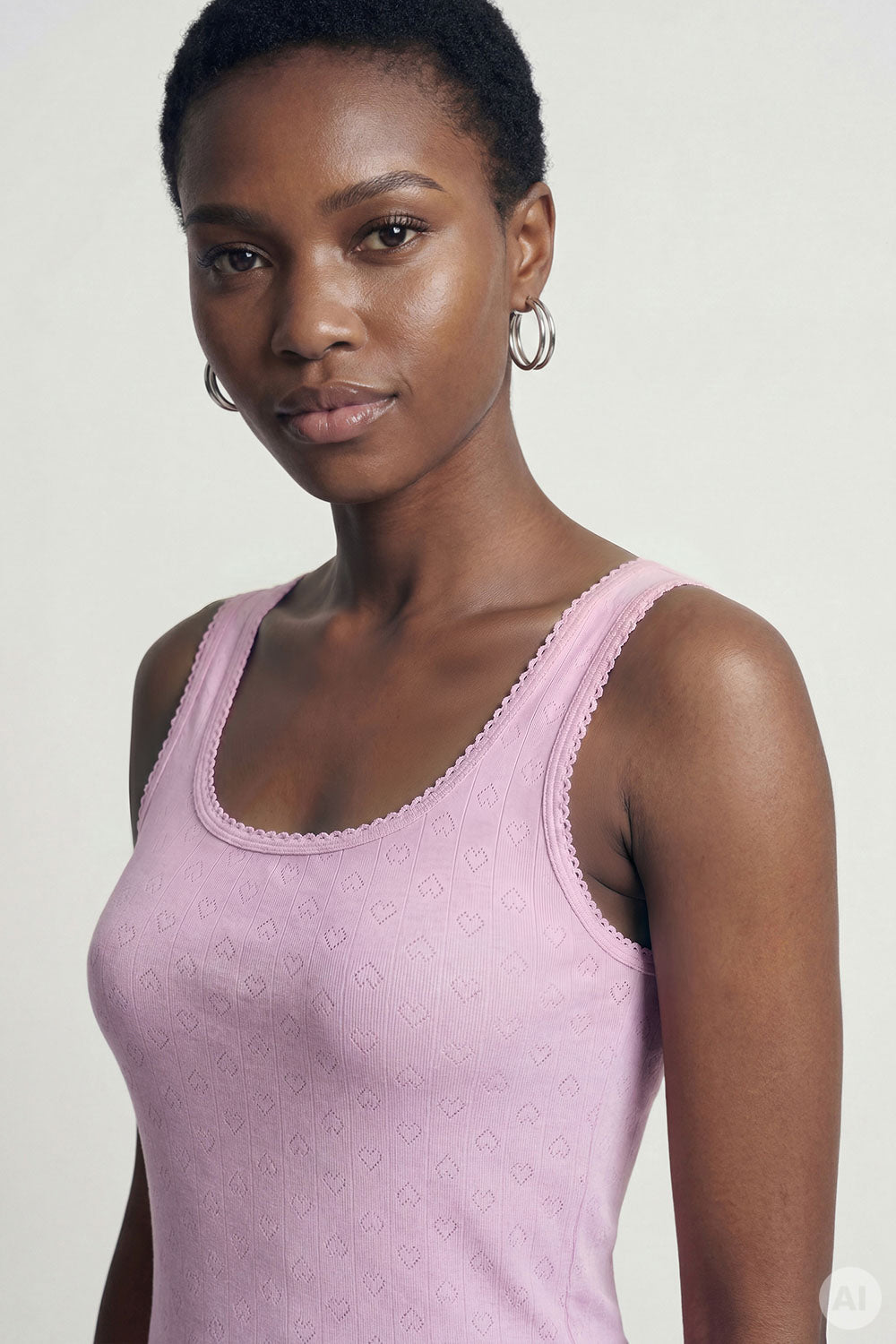 Image Rosaa – Top aus Ajour-Jersey-Rib_3