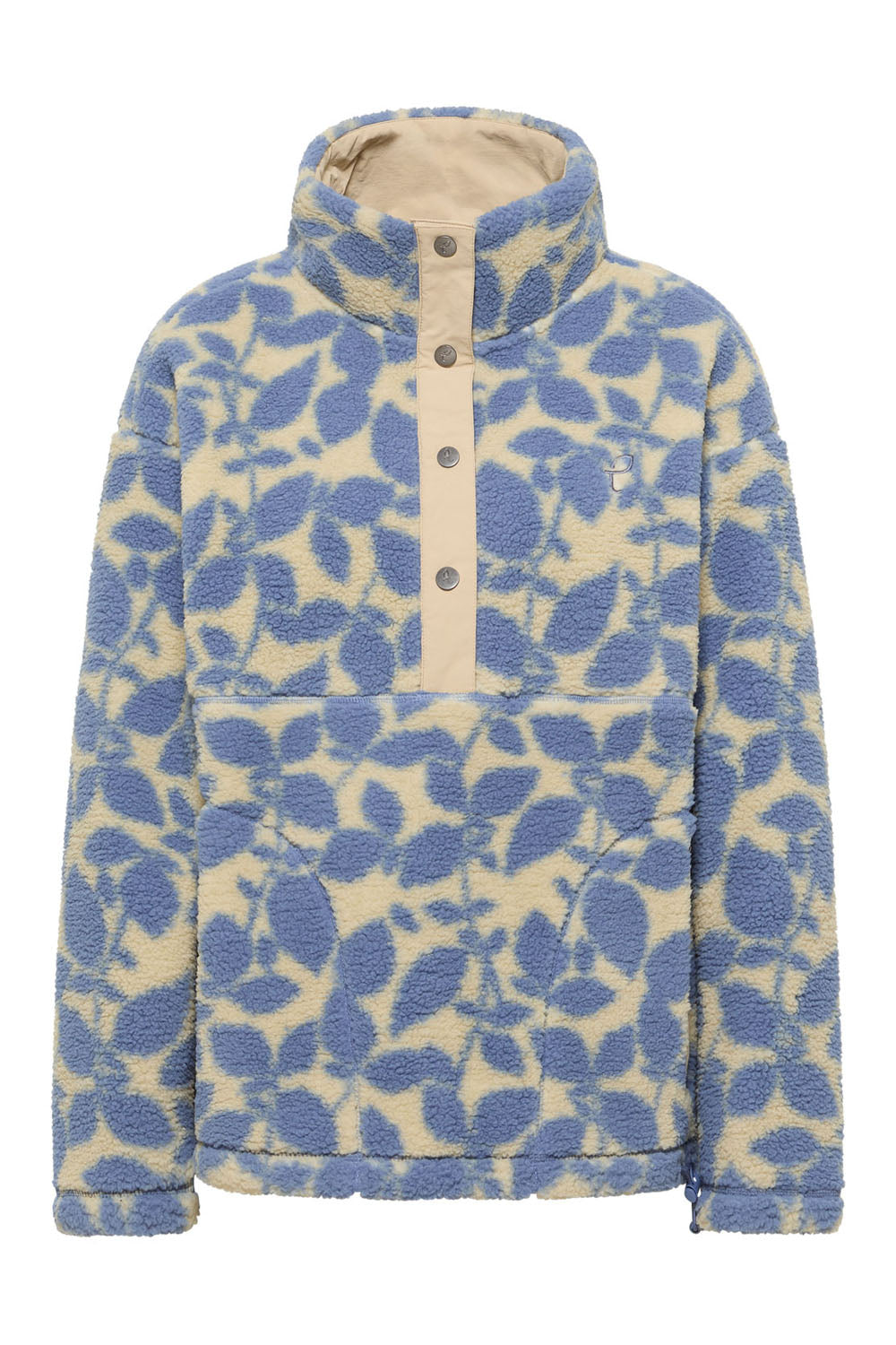 Fleece-Schlupfjacke Jorgaa mit recyceltem Polyester