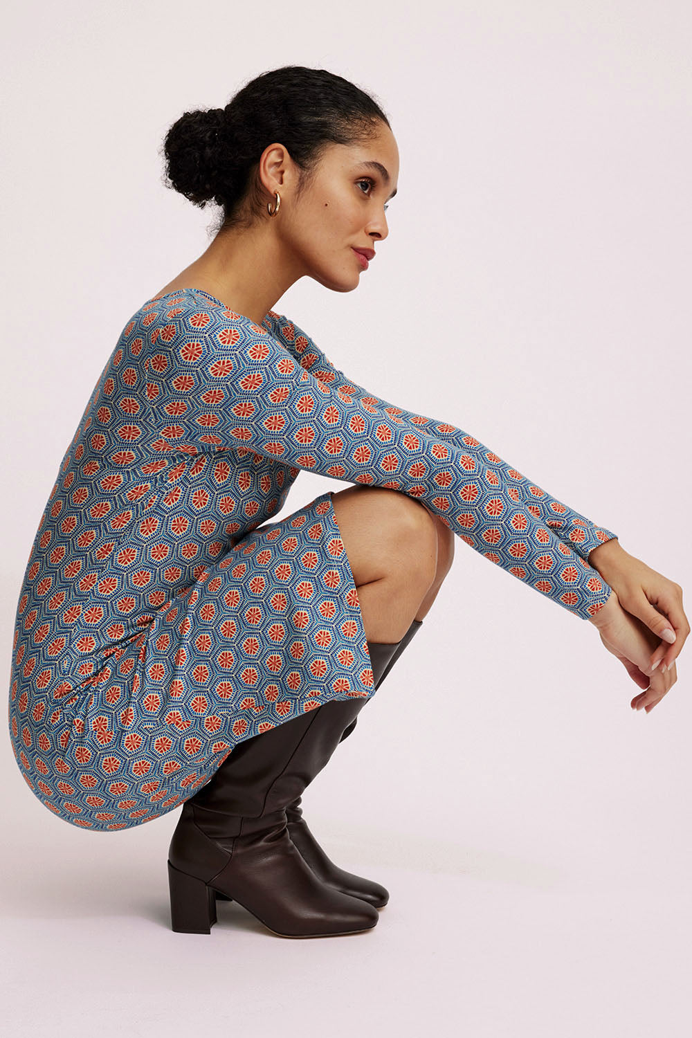 Kurzes Jersey-Kleid