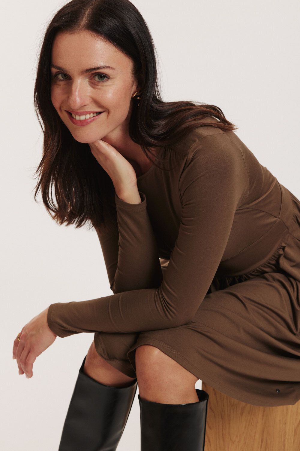 Jersey-Kleid Corinnee aus Viskose