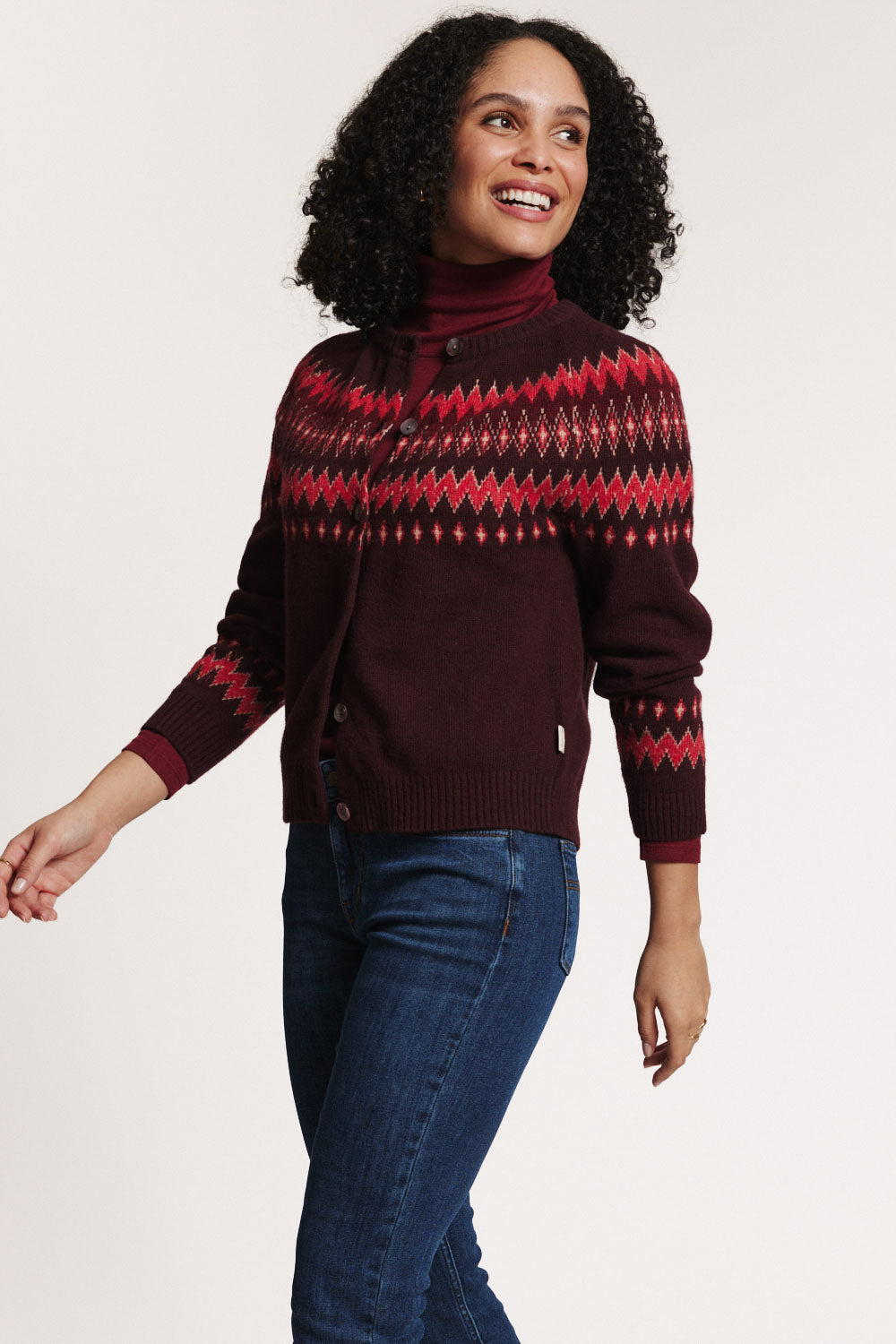 Cardigan Leonaa aus Schurwolle