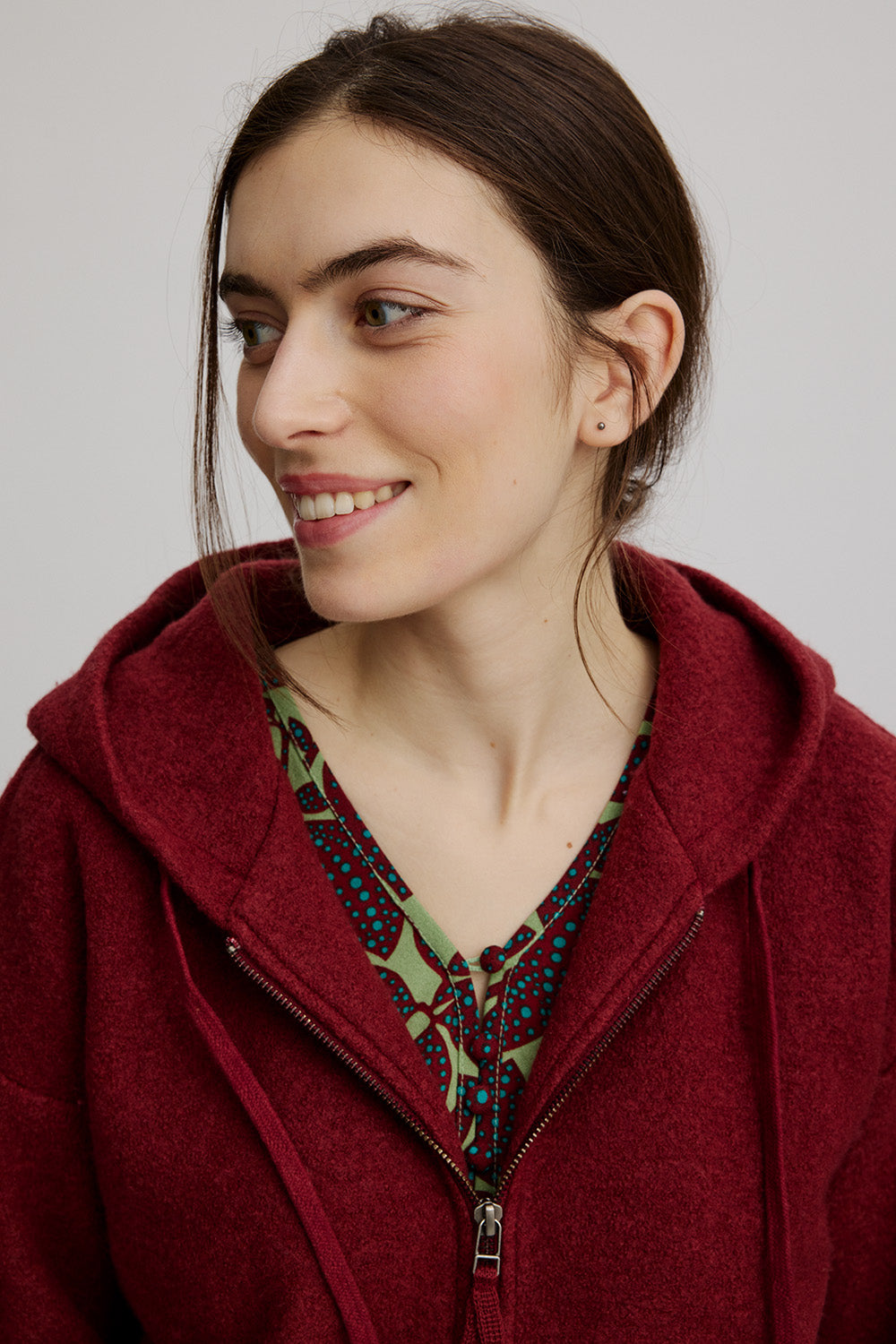 Gemütliche Jacke aus Walkwolle