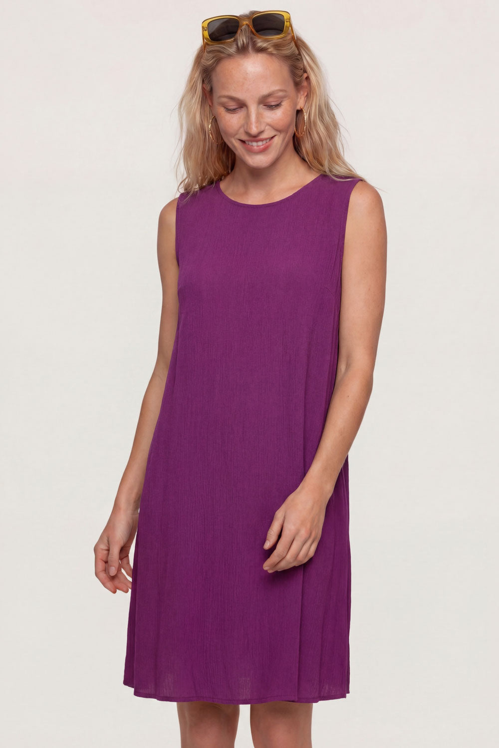 Image Isoldeaa – A-Linien-Kleid Crinkle_1