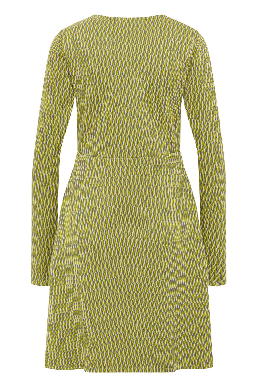 Gestricktes Swing-Kleid im Retro-Look