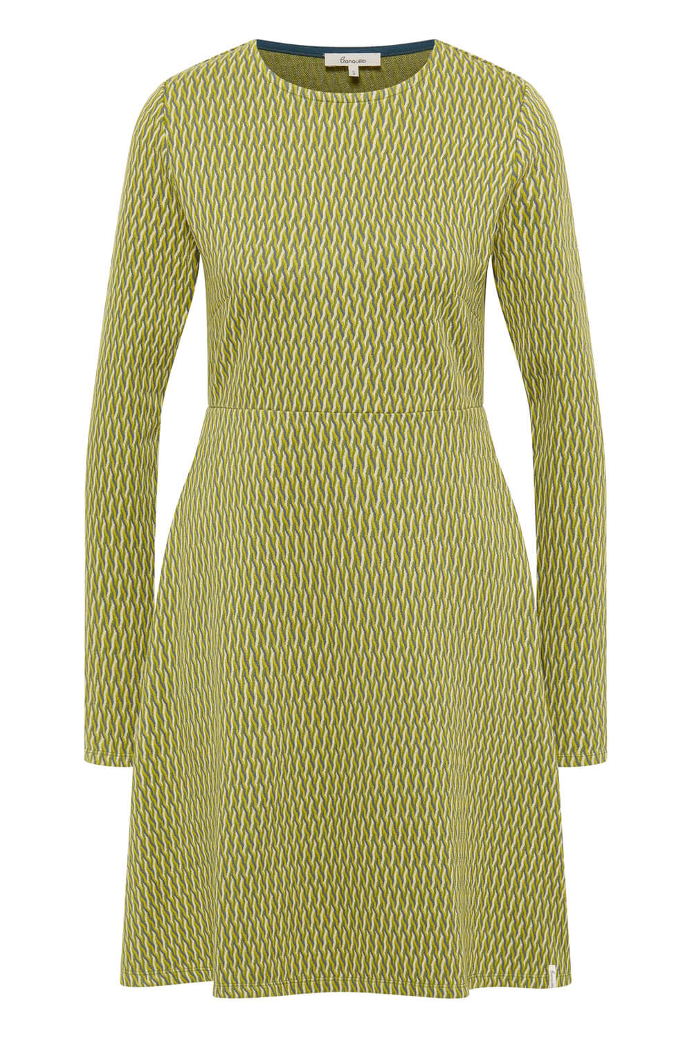 Gestricktes Swing-Kleid im Retro-Look