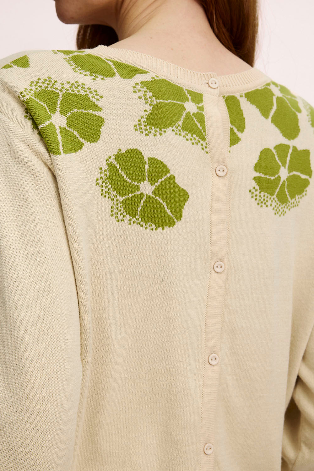 Lockerer Jaquard-Pullover