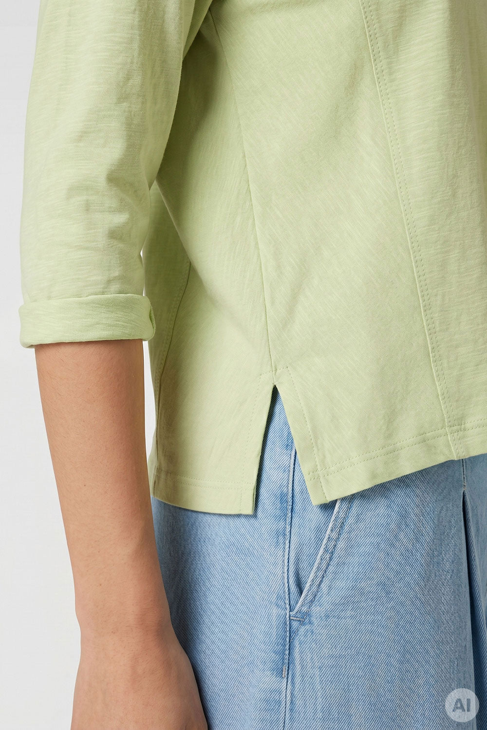 Image Tarifaa – Slub-Jersey-Shirt Detail_3