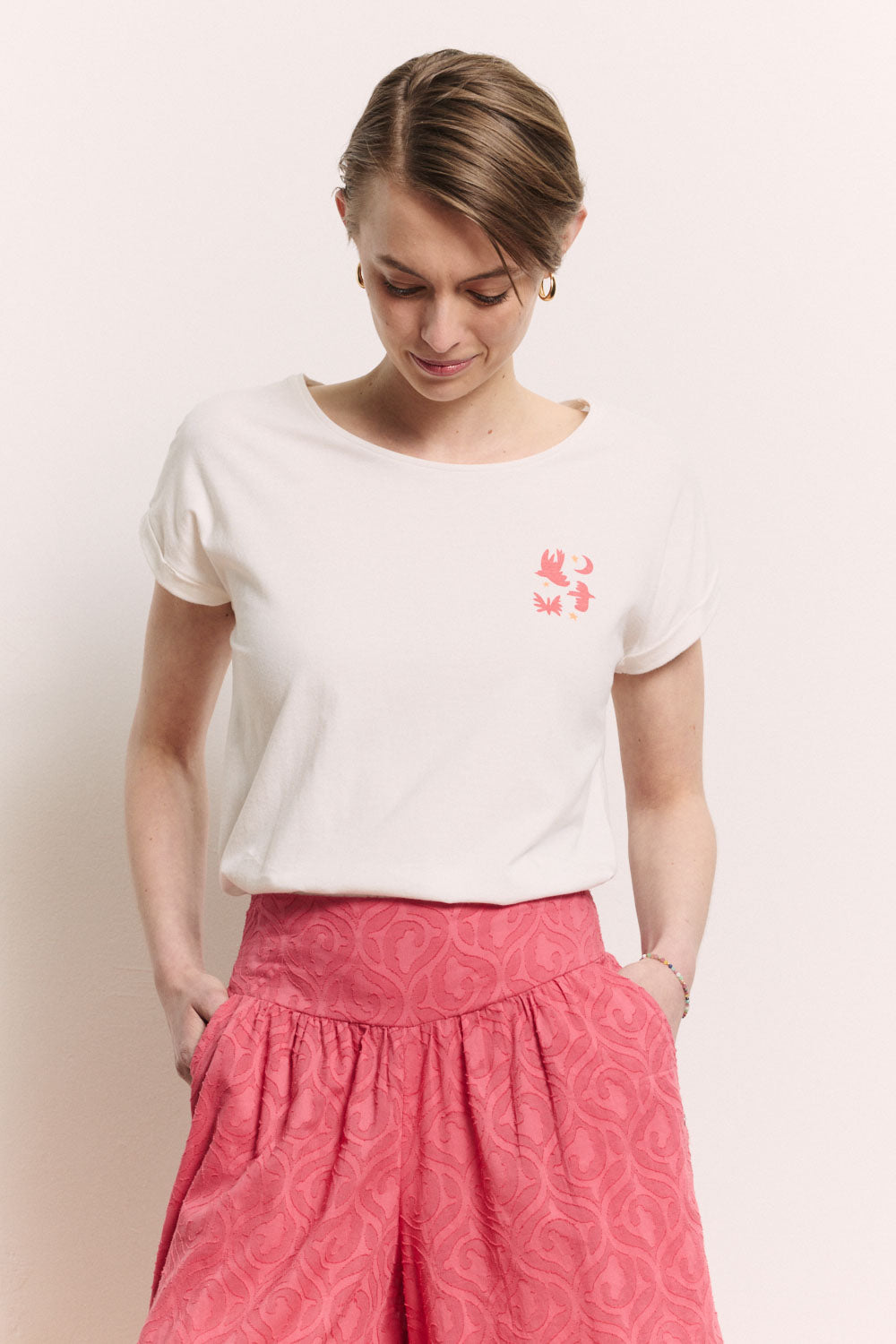 Set of 2 organic cotton jersey shirt Theaa