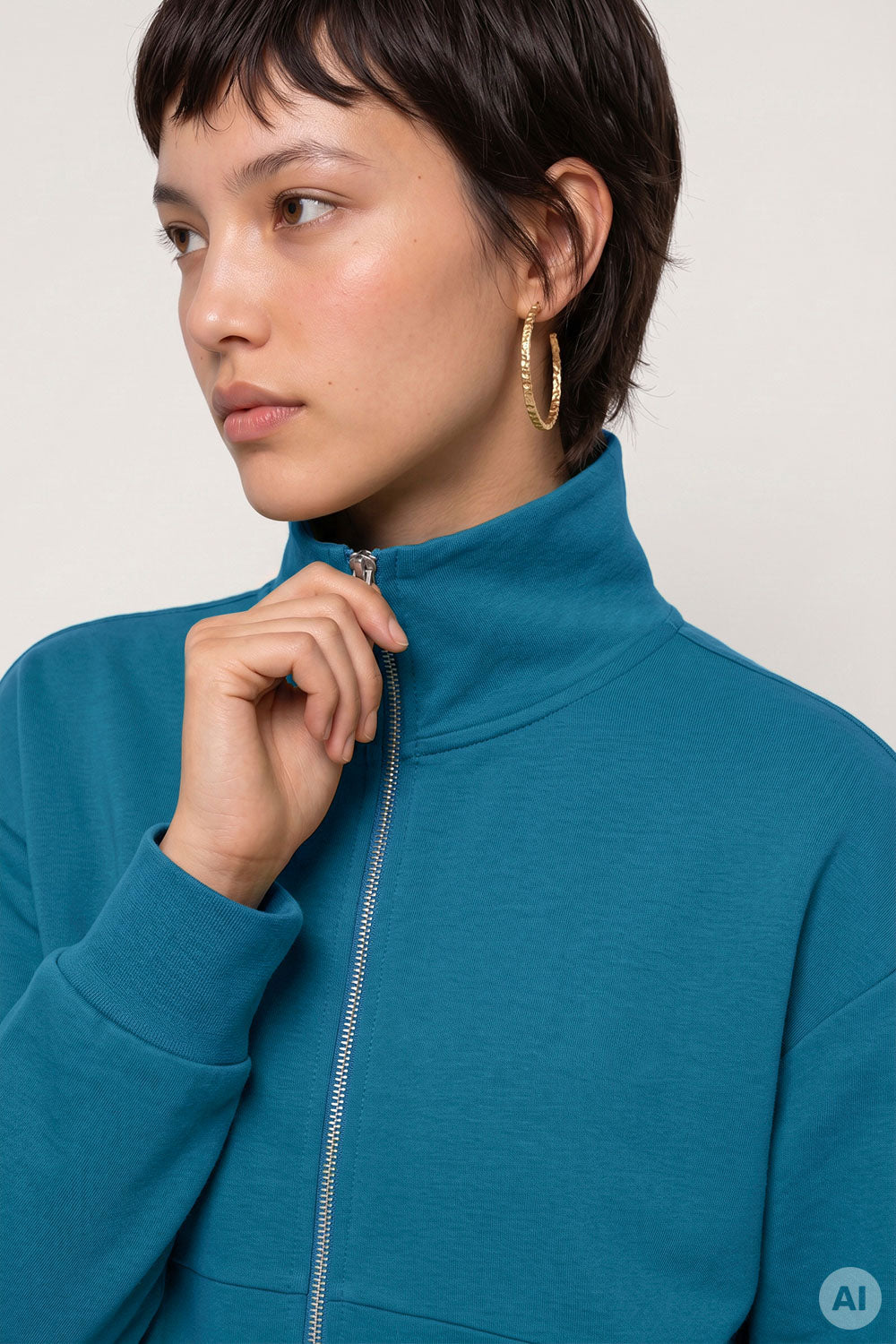 Image Nayiraa – Sweatjacke Peach-Finish_3