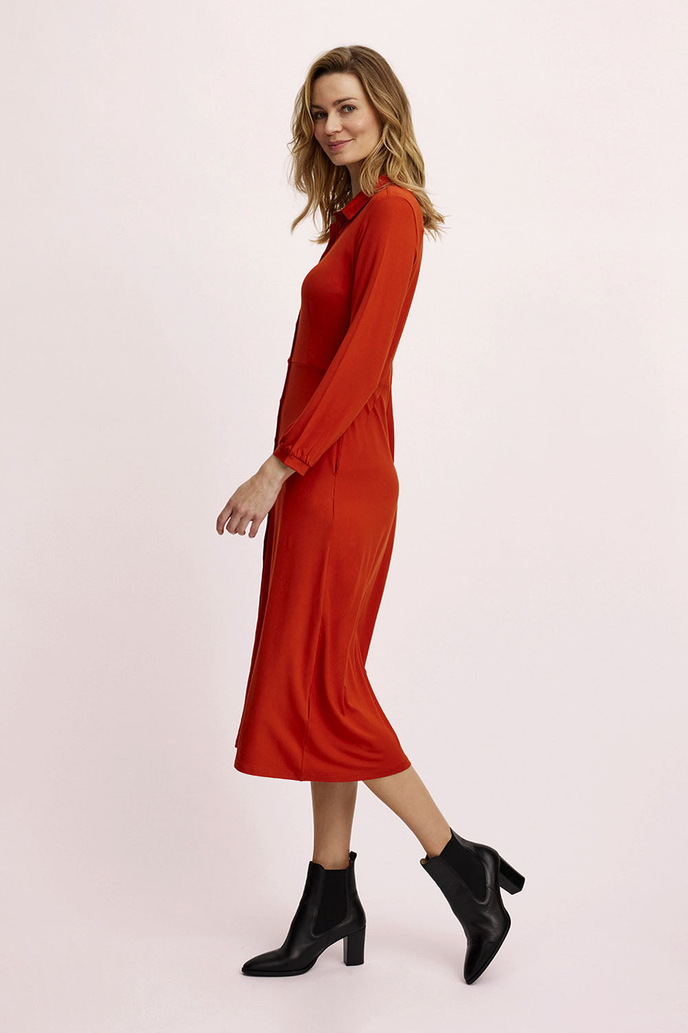 Langes EcoVero™-Kleid