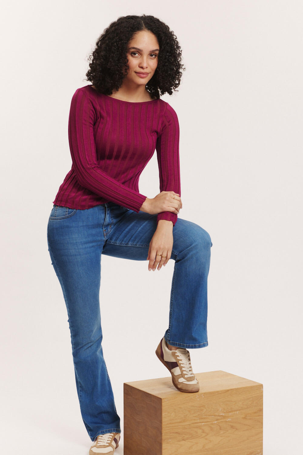 Jeanshose Dinaa aus Biobaumwolle
